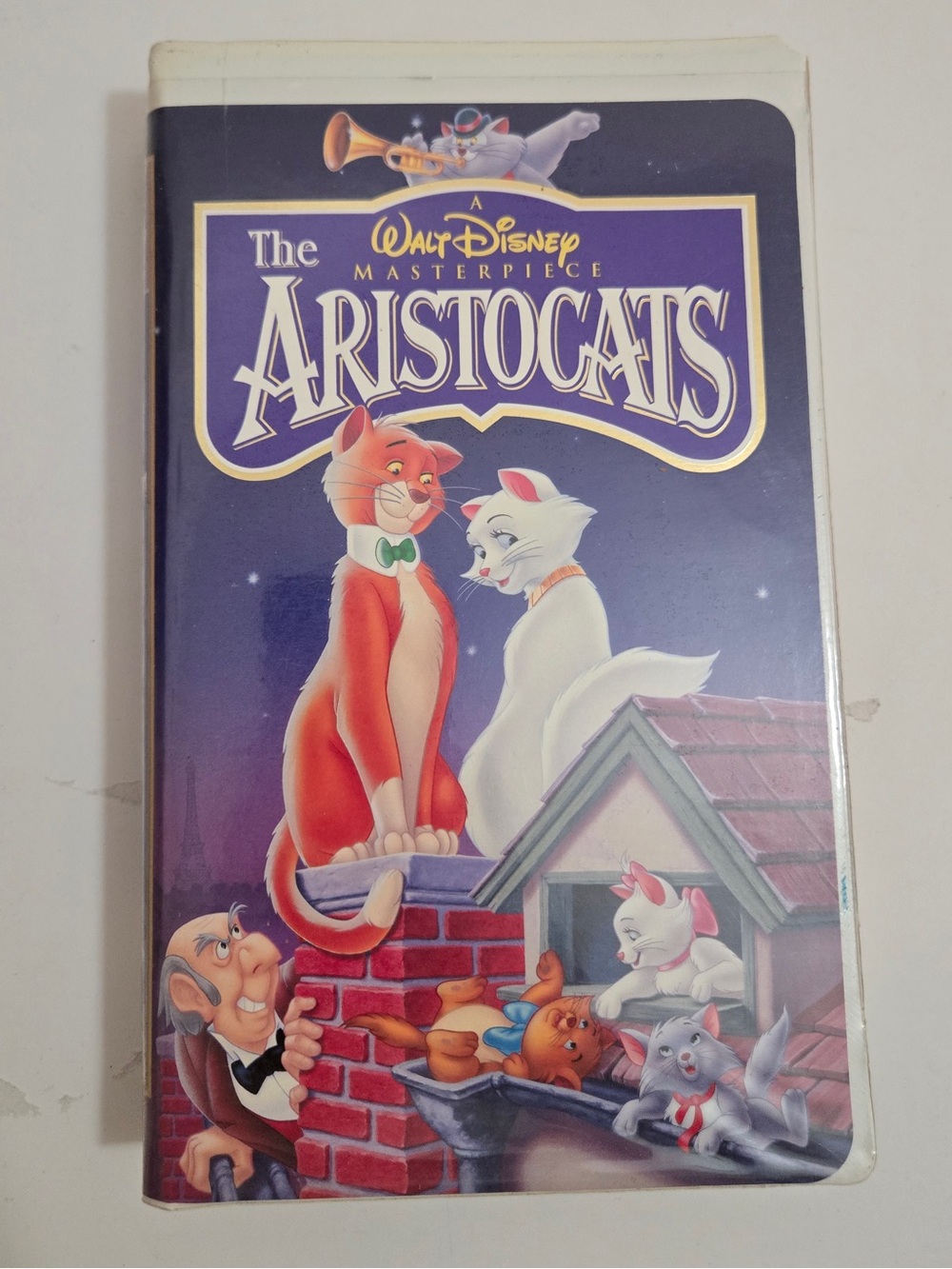 Disney The Aristocats VHS Walt Disney Masterpiece Collection Clamshell Vintage